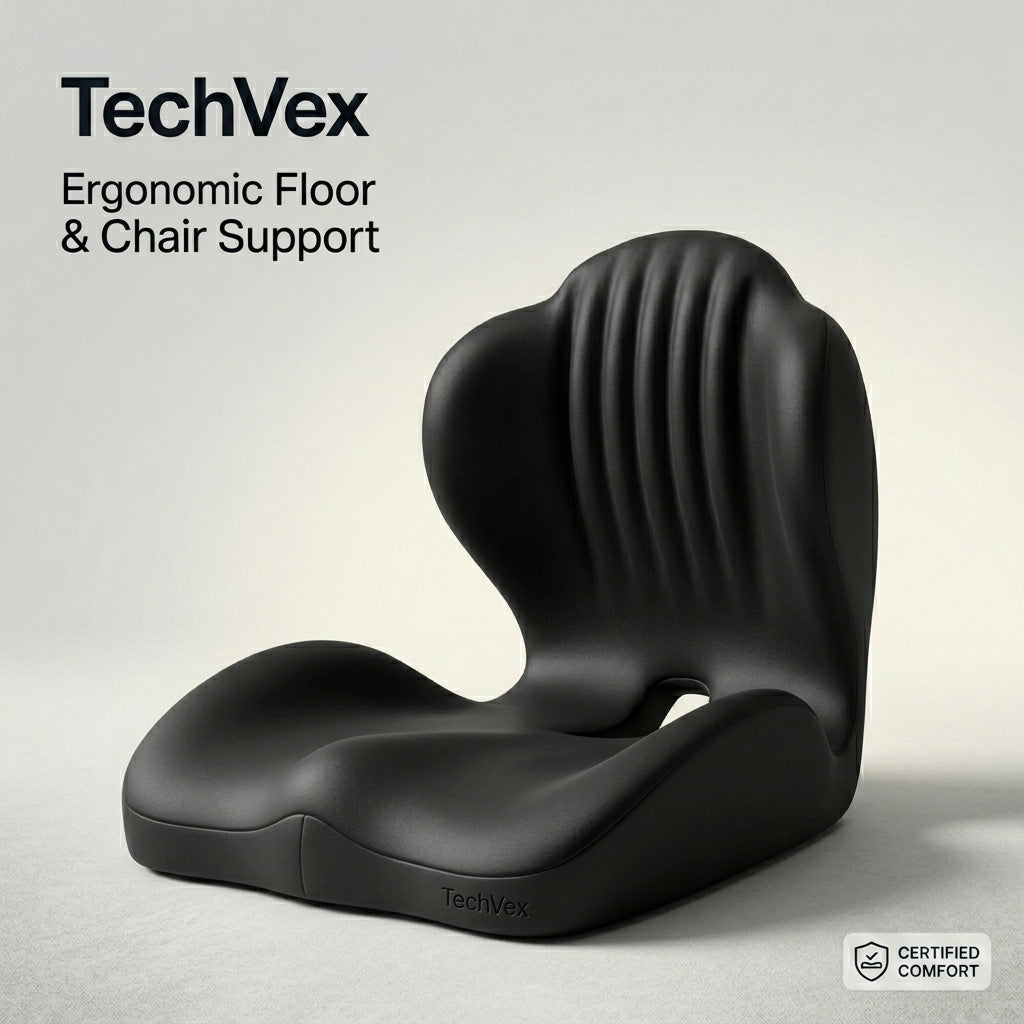 TechVex ComfortCore™ Ergonomic Seat Cushion
