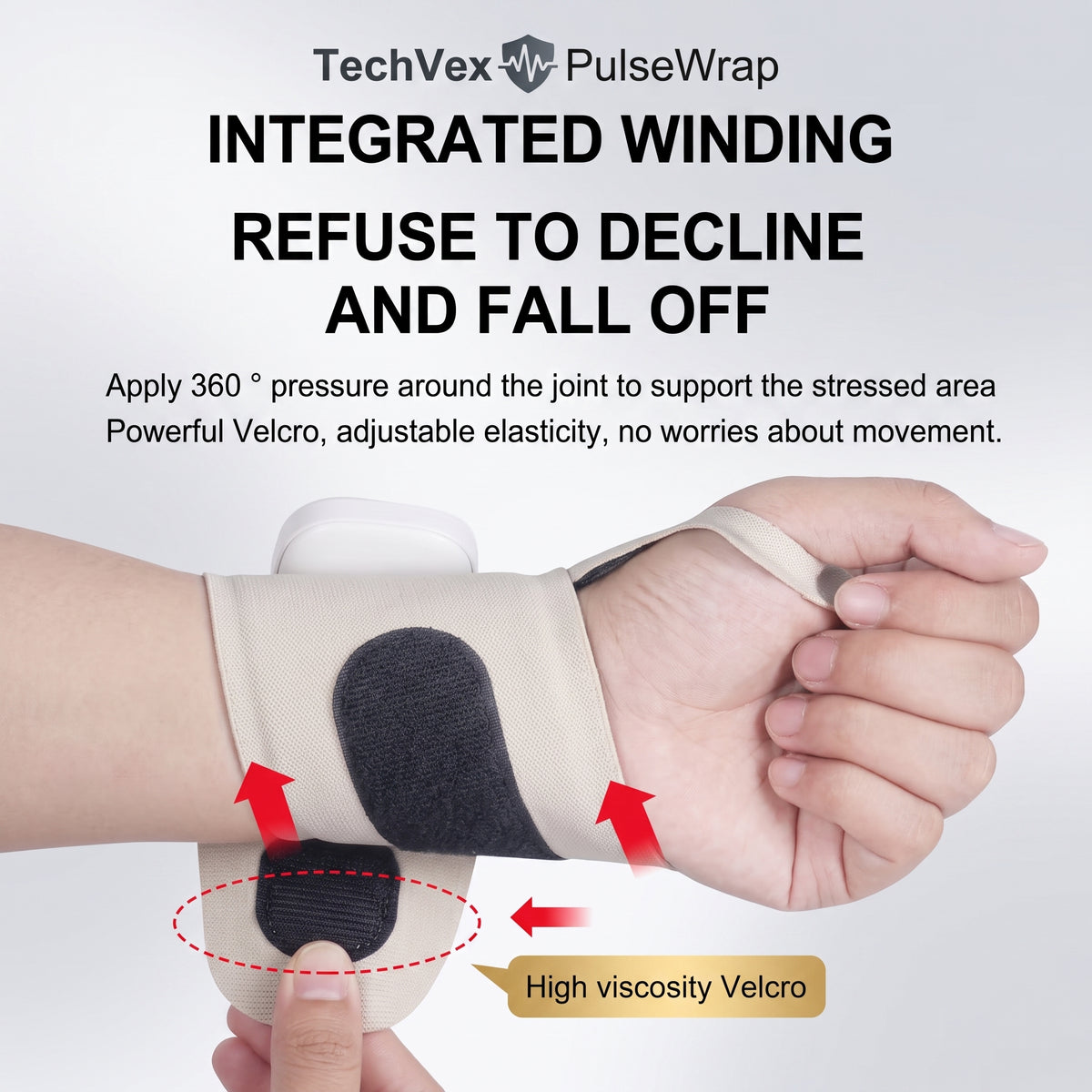 TechVex PulseWrap™ Smart EMS Hand & Wrist Massager