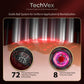 TechVex™ Electric Vibration Redlight Scalp Therapy Comb – Red Light Hair Growth Massager & Oil Applicator
