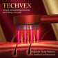 TechVex™ Electric Vibration Redlight Scalp Therapy Comb – Red Light Hair Growth Massager & Oil Applicator