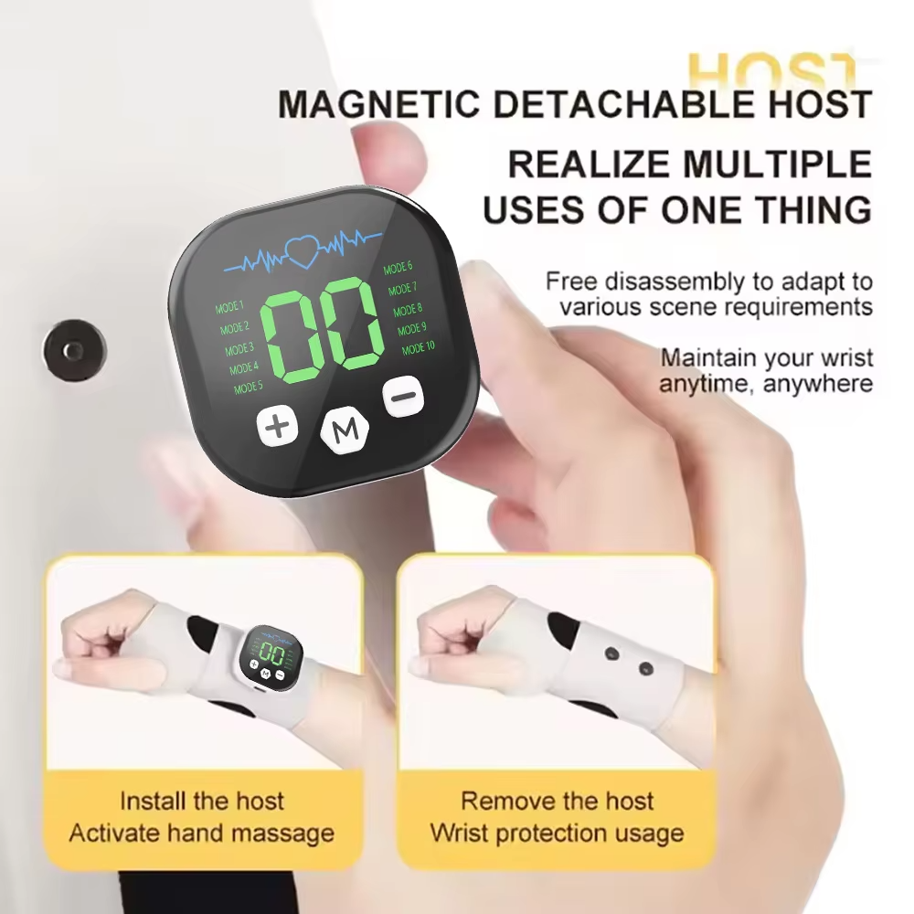 TechVex PulseWrap™ Smart EMS Hand & Wrist Massager
