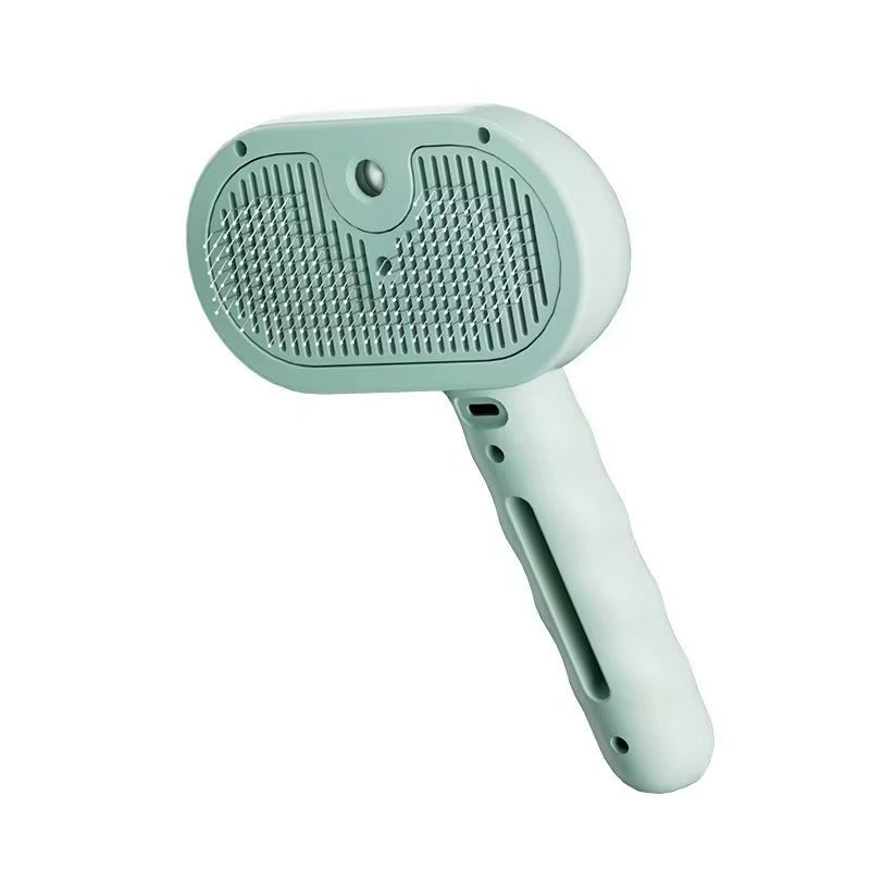 TechVex FurFlow™ 3-in-1 Electric Pet Grooming Brush – Self-Cleaning Dog & Cat Deshedding Brush