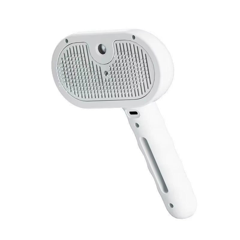 TechVex FurFlow™ 3-in-1 Electric Pet Grooming Brush – Self-Cleaning Dog & Cat Deshedding Brush